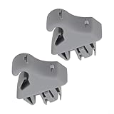 Para Pajero 2000 2006 para Mitsubishi Sun Visor Retainer Clip de repuesto con OEM MR779704 MR779705 Construcción de plástico ABS (gris)