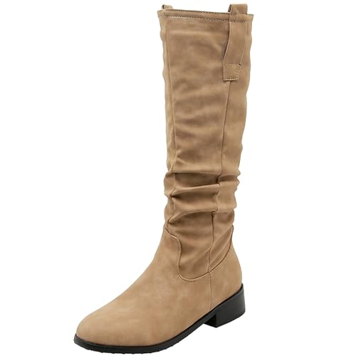 Bottes d'équitation slouch au genou pour rester élégante lors des sorties d'hiver