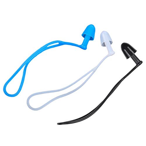 KOMBIUDA Bathing Ear Protector 3 Pair Silicone Waterproof Ear Plugs for Children Adults for Swimming Diving Snorkeling