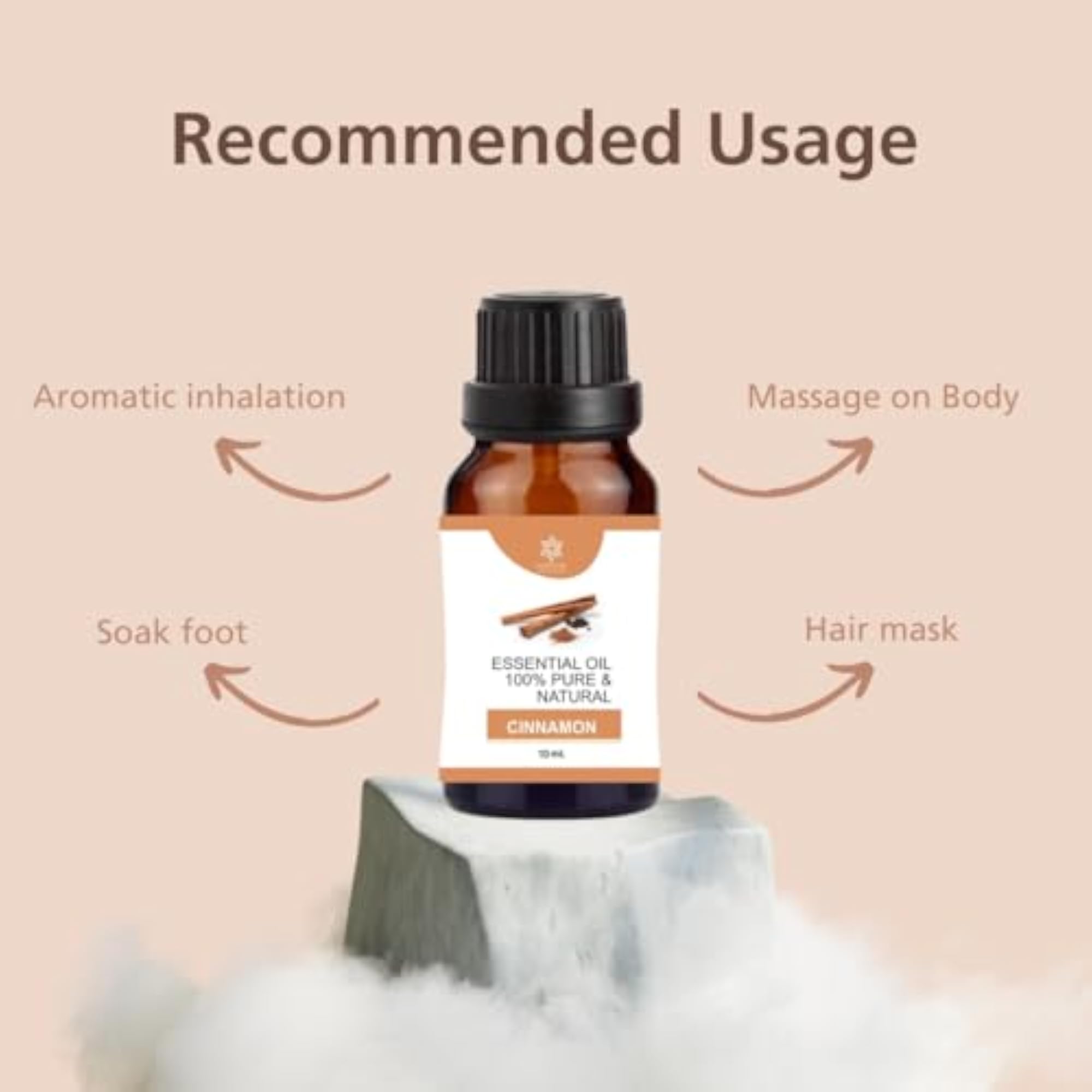 Natuur Cinnamon Essential Oil, Warm & Spicy