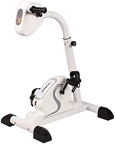 Image of Electric Pedal Pedal Trainer Electronic Mini Rehabilitation Stationary Fitness Bike,Arm Leg Exerciser Maine for Handicap Stroke Mini Exercise Bike Stepper