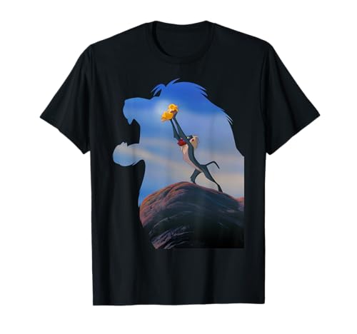 Disney Lion King Mufasa Silhouette Pride Rock Rafiki Simba T-Shirt