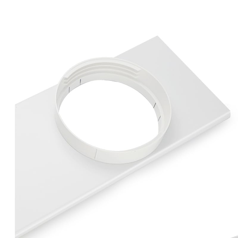 Generico Kit di guarnizioni scorrevoli per condizionatore d'Aria Mobile, deflettori Regolabili per condizionatore d'Aria, Kit Portatile per Tubo di Scarico dell'Aria condizionata