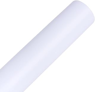 VINYL FROG Matte White Craft Vinyl Roll Self-adhesive Permanent Vinyl 30.5x305cm for Cutting Machine