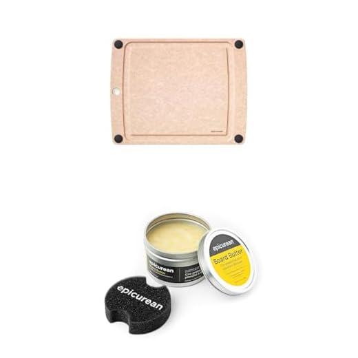 Epicurean Cutting Board & Board Butter Bundle