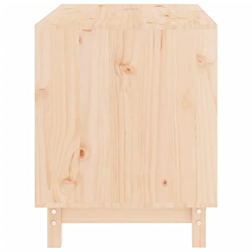 vidaXL Hundehütte 70x50x62cm Massivholz Kiefer Hundehaus Hundehöhle Hundebett