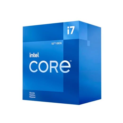 Intel Core i7 12700F 12 Gen Generation Desktop PC Processor CPU with 25MB Cache and up to 4.90 GHz Clock Speed 3 Years Warranty with Fan LGA 1700 4K (Graphic Card Required)