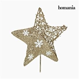 Decorative Figure Star Champagne Gold by Homania