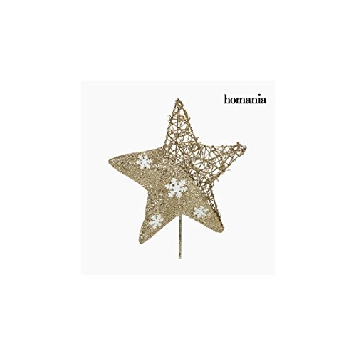 Decorative Figure Star Champagne Gold by Homania