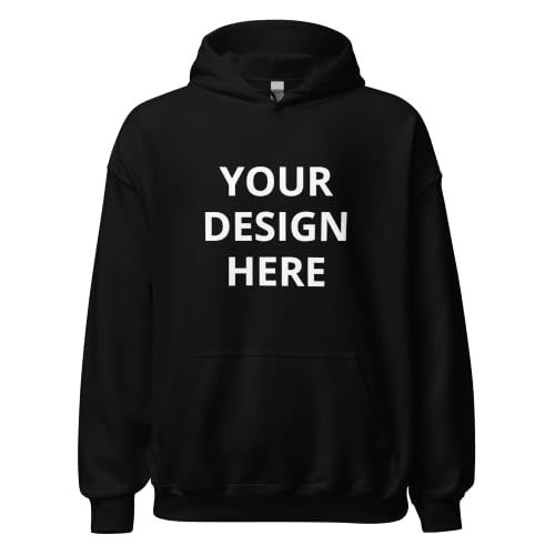 Image of Maydear Custom Hoodie Unisex Pullover Sweatshirt | Personalized with Photo, Logo or Text, For Men & Women