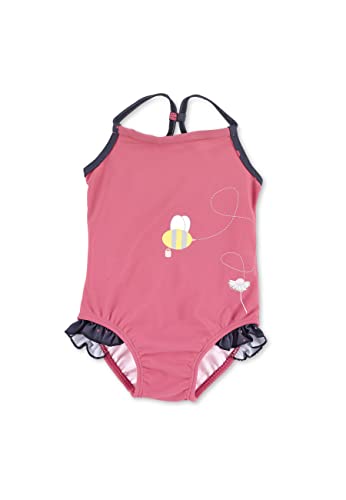 Sterntaler Unisex Kinder Mädchen Badeanzug Kinder Badeanzug Biene UV-Schutz 50+ Koralle, 116