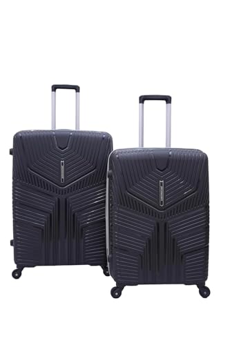 Image of VIP Aristocrat 3 Pc Set Cabin 55 cm (Small),65 cm (Medium),75 cm (Large) 4 Wheels Trolley,Hard Case Lightweight Bag & Combination Lock Suitcase with 7 Years International Warranty (R.Black)