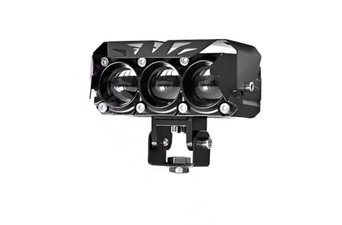 Phare de moto LED projecteur 500W idéal pour rouler la nuit en sécurité sous la pluie 12V