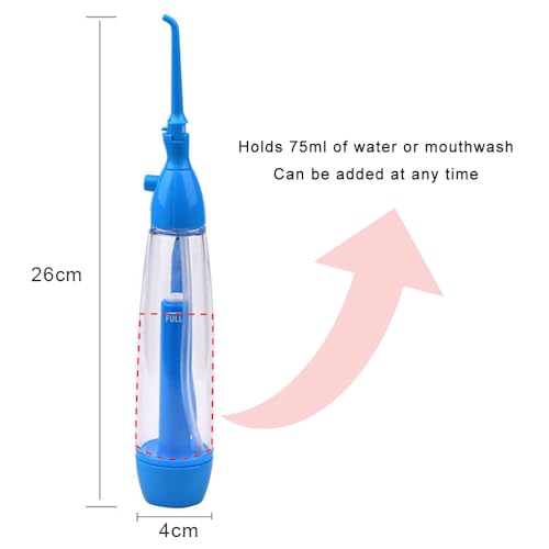 Prático irrigador bucal portátil limpeza a jato de dente boca limpador de dentadura higiene dental f