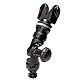 RAILBLAZA Unisex-Adult ND-183 Fish Finder Mount R-Lock Hook 2, Negro, Standard