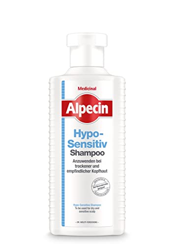 Alpecin Hypo-Sensitiv Shampoo, 2 x 250 ml - Haarshampoo bei trockener und empfindlicher Kopfhaut - Ohne Farbstoffe und ohne Parfum