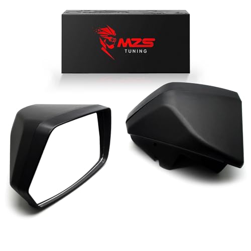 MZS Sea Spark Mirrors, Motorboat Rear Side View Mirror High-Definition Wide-Angle Convex Lens Fit for All Spark Models Black Accessories Replace OEM 295100748 295100881