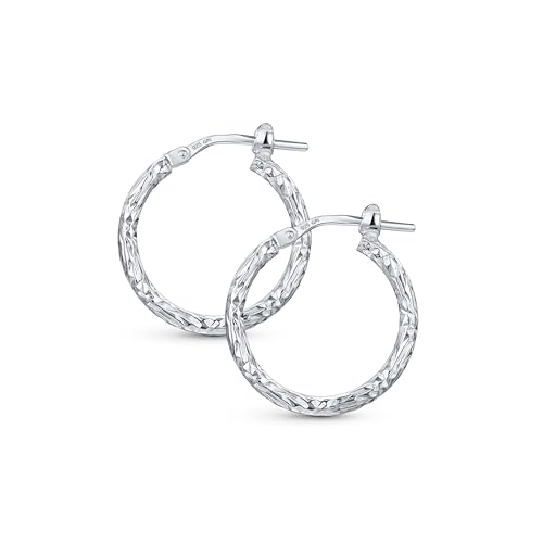 Boucles d'oreilles créoles argent 925 femme anti allergie sans nickel