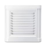 Ventilador de ventilación de 10,16 cm, 220 V, 60 W, para ventana de baño, baño, pared, impermeable, extractor