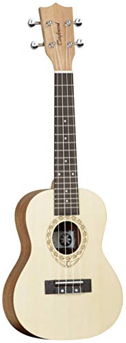 Tanglewood® »TIARE – TWT-4« Ukulélé Concert – Épicéa/Mahogany – Finition Satinée – Rosette Tribal découpé au laser - Les Beatles, Paul McCartney, John Lennon, RIngo Starr, George Harrison Tanglewood® »TIARE - TWT-4« Ukulélé Concert - Épicéa/Mahogany - Finition Satinée - Rosette Tribal découpé au laser