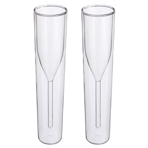 Reviews de Copas achatadas de champán . 41 2 piezas copas de champán vasos de doble pared flauta copa burbuja copa de vino cóctel boda fiesta copa copa de vino espumoso cristalería versátil