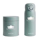 🍼 Materiales premium, seguros y duraderos Interior en acero inoxidable 316 (máxima calidad alimentaria) y exterior en acero inoxidable 304, resistentes, higiénicos y pensados para el uso diario con bebés