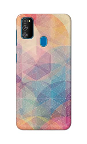 Image of Printed Hard Back Cover Case for Samsung Galaxy M30s Back Cover (Crumpled Paper Design) -1803
