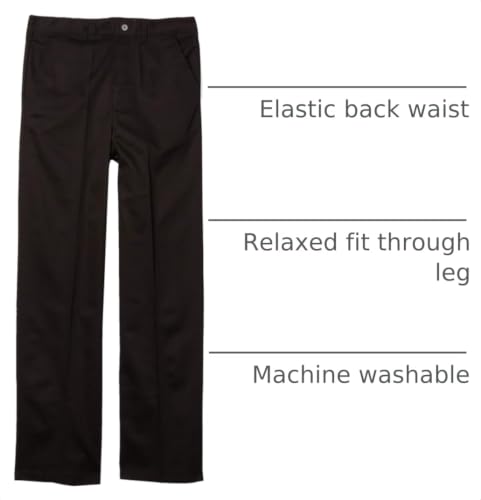 Image of French Toast Boys Pull-On Relaxed Fit School Uniform Pant (Standard & Husky)