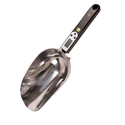JJHKNM Electronic Metering Call/feed Shovel Electronic Material Metering Call/stainless Steel Shovel Carrying 5kg Weighing Spoon Over-sized 7 Battery 48cm