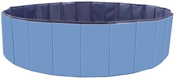 Foldable Pet Swimming Pool PVC Kiddie Baby Dog Swim Pool Bathing Tub Playmat Kids Pools Blue