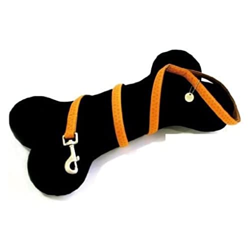 Croci My Lord Leatherette Lead Leash, 120 mm x 25 mm, Beige