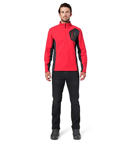 SPYDER Men’s Bandit Half-Zip Stryke Fleece Pullover Jacket for Winter Sports2