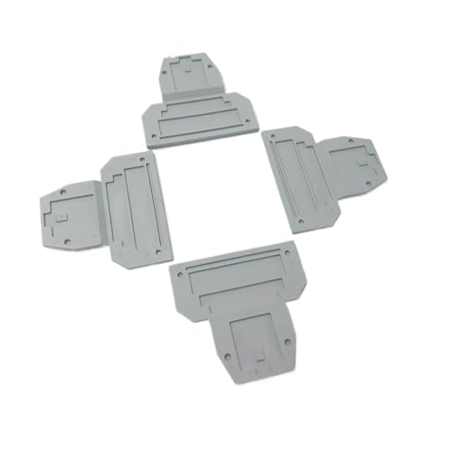 Butée d'extrémité D-UKK3/5 pour stopper le glissement des blocs sur rail de guidage, lot 50