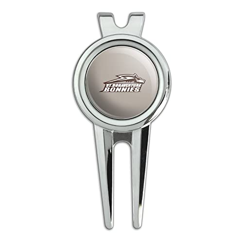 GRAPHICS & MORE St. Bonaventure University Bonnies Logo Golf Divot Repair Tool and Ball Marker
