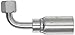 EATON Weatherhead Coll-O-Crimp 06U-666 90 Degree Female Swivel Tube Elbow Fitting, SAE 37 Degree, Low Carbon Steel, 3/8