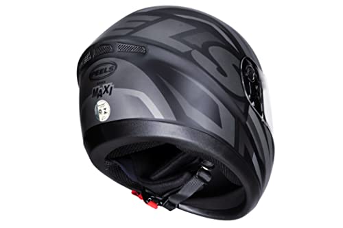 Capacete Fechado Moto Peels Spike Maxi Preto Fosco com Grafite 58