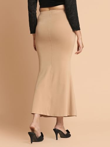 Image of TWIN BIRDS Women Cotton Elastane Saree Shaper | Shapewear Petticoat Support