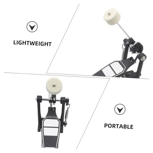 2 piezas pedal simple electrónico para batería miniatura 5