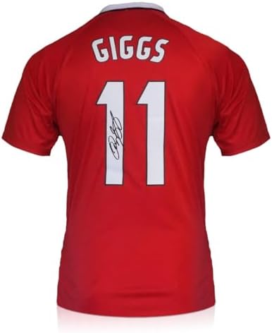 Ryan Giggs Signed Manchester United 1999 UCL Football Shirt : Buy