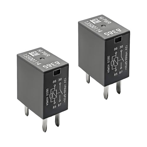 MUQIDA 2 PCS Car Air Conditioning Relay, 12VDC 40A 13500114/8385