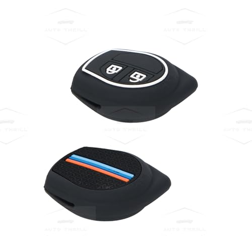 Auto Thrill Premium Metal Key Cover Compitable for Suzuki Swift | Ertiga | Wagonr | Celerio | Swift Dzire | Alto | Fronx | Brezza | S Presso | Ignis | 2 Button Remote Key