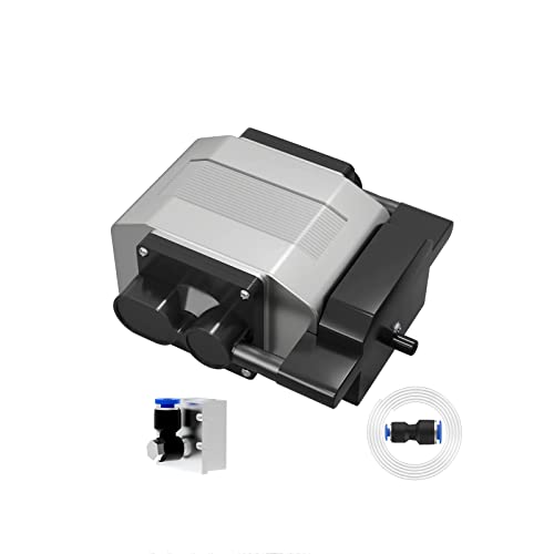 Air Assist Set mit Air Pump 54 L/min & AF8 Hochdruck Luftdüse für NEJE 3 MAX A40640 Laser Cutter Lasermodul Air Assist Kit Lasergravur Graviermaschine Zubehör Ersatzteile Cover