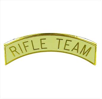 Amazon.com: Army ROTC Arc Tab: Rifle Team - gold plated : Sports & Outdoors