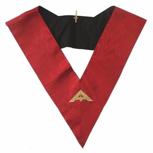 Bricks Masons Masonic AASR collar 18th degree - Knight Rose Croix - Senior Warden