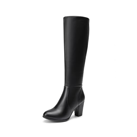17+ Fall Outfit Ideas for Women That Always Look Stylish Knee-high leather boots