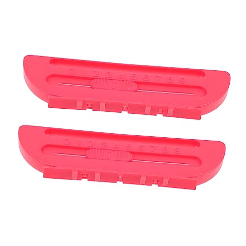 DECHOUS 1set Durable Scorekeepers for Air Hockey Table Ergonomic Clip Counters for Table Football Games Sturdy Units for Indoor Activities 2pcs