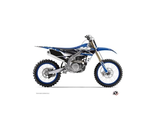 Kit déco moto cross replica Yamaha 250 YZF bleu avec vinyle haute densité