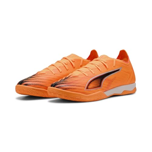 PUMA Scarpe da Calcio Unisex Ultra 6 Match IT, Heat Fire Black-Glowing Red, Taglia 42, Heat Fire PUMA Black Glowing Red, 46 EU