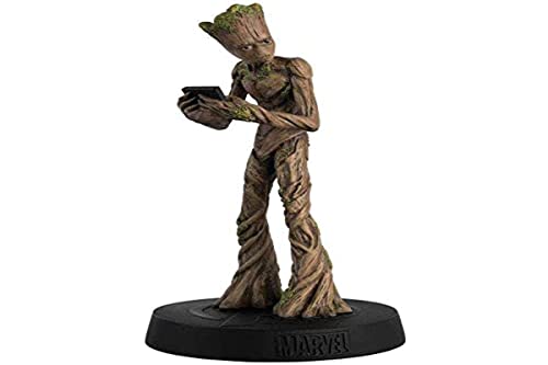 Figurine Groot Marvel Eaglemoss de 13 cm, Statuette de Collection Multicolore