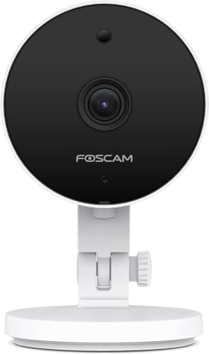 Foscam Cámara IP C5M WiFi Dual 2.4/5Ghz 5MP, Seguridad, Detección Humana, Audio, Visión Nocturna, Sirena de Alarma.